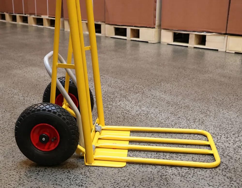 Svelt Carrello Portapacchi Professionale 250 kg con Pedale Easylift Brevettato e Maniglie Ergonomiche | Acciaio Verniciato | Pedana Ribaltabile Maggiorata | Ruote Pneumatiche