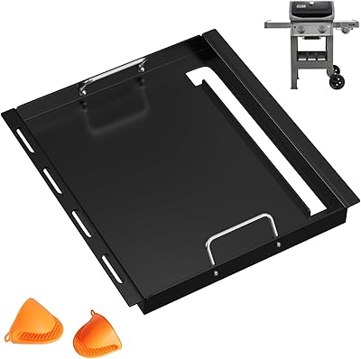 Insertar Plancha de Griddle de Tamaño Completo Stanbroil para Parrilla de Gas Weber Spirit 200 Series