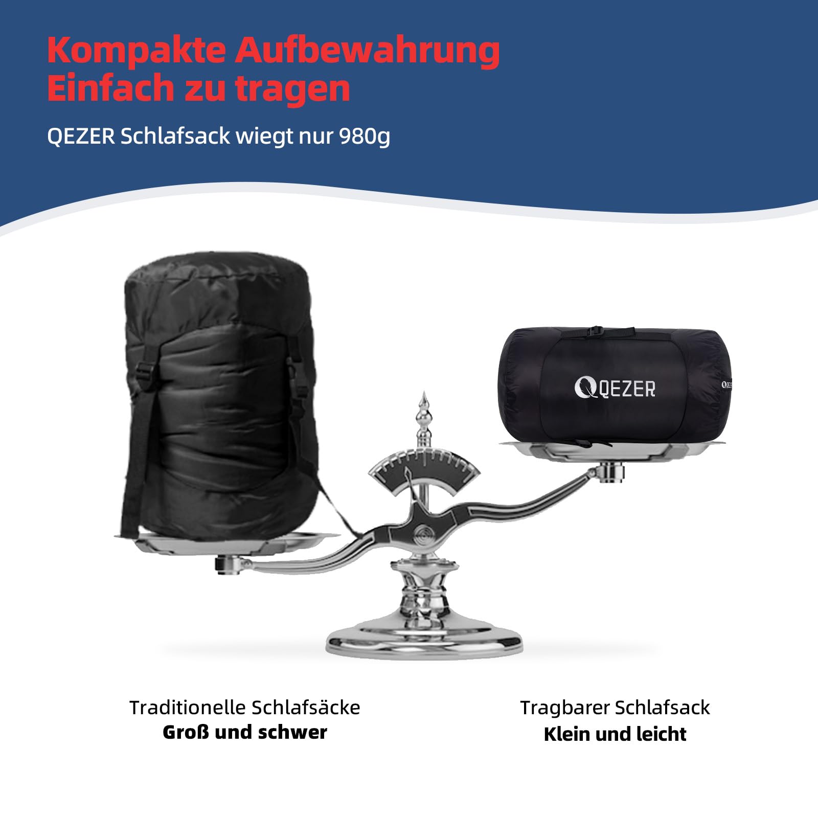 daunenschlafsack verfügt über EIN Graphenfutter und eine 620FP Füllkraft von Entendaunen, 4-Jahreszeiten-Schlafsack, Ultraleicht, geeignet zum Wandern, Campen und Bergsteigen
