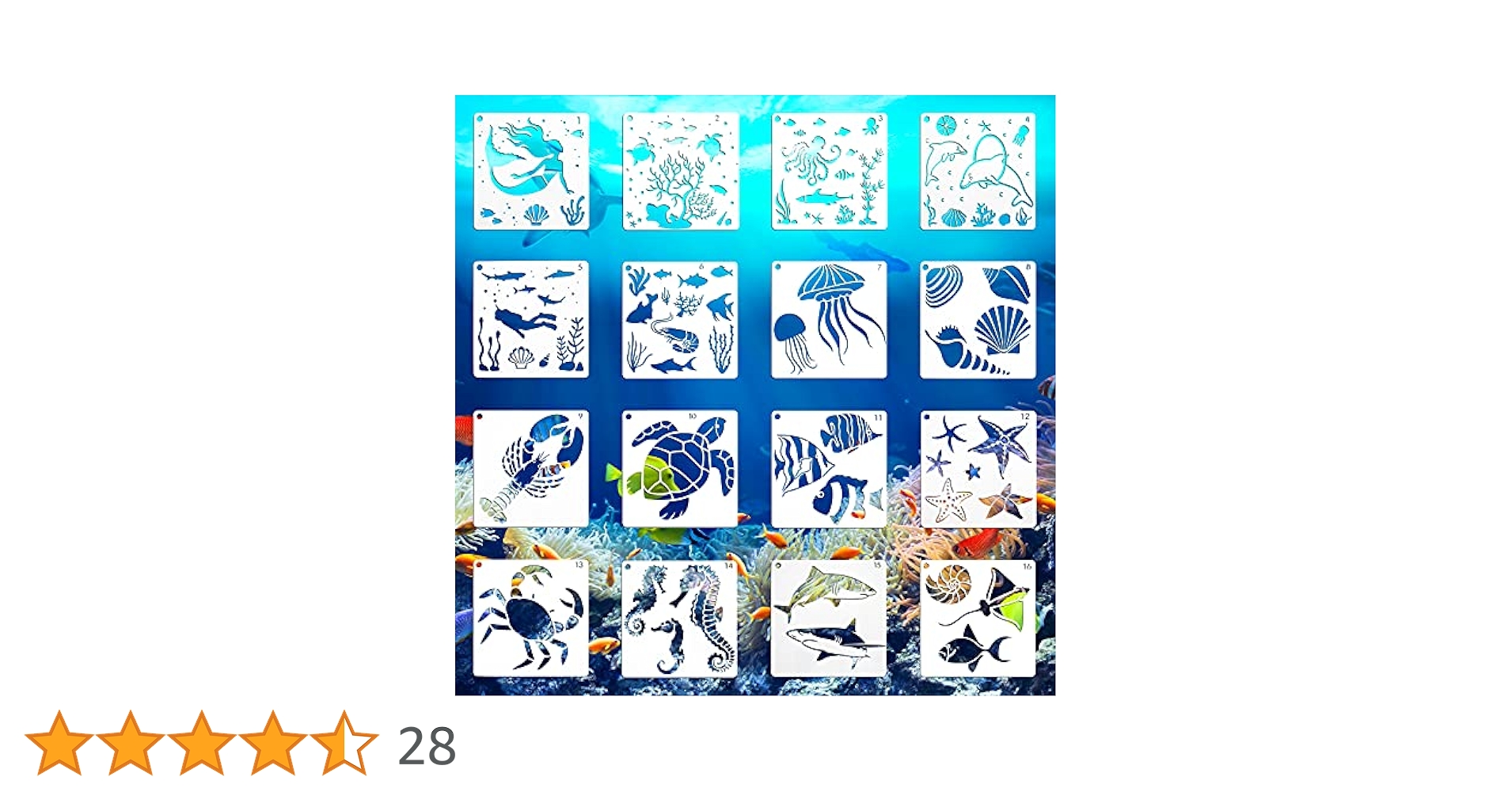 【タイムーセル‼️】海の生き物の絵 【B2サイズ 自作】 タイムーセル‼️】海の生き物の絵 【B2サイズ 自作】 Amazon.co