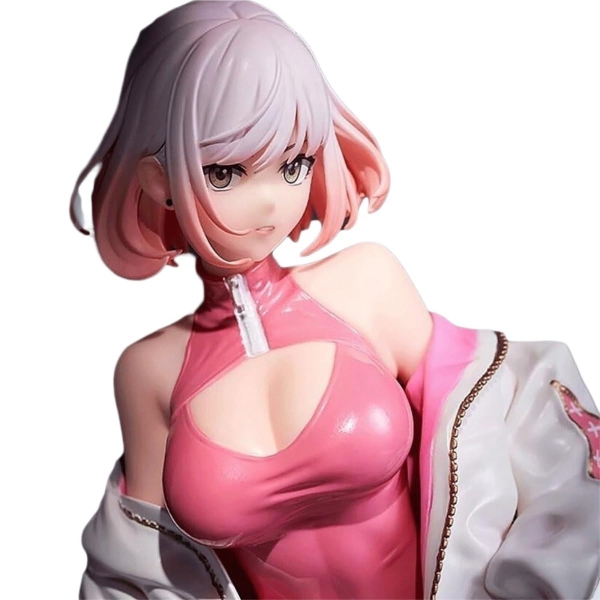 Figurka anime TYdfhSHRi figurka malowana postać tryb zabawka model PCW anime kolekcjonerzy przedmiot 25 cm (różowa)