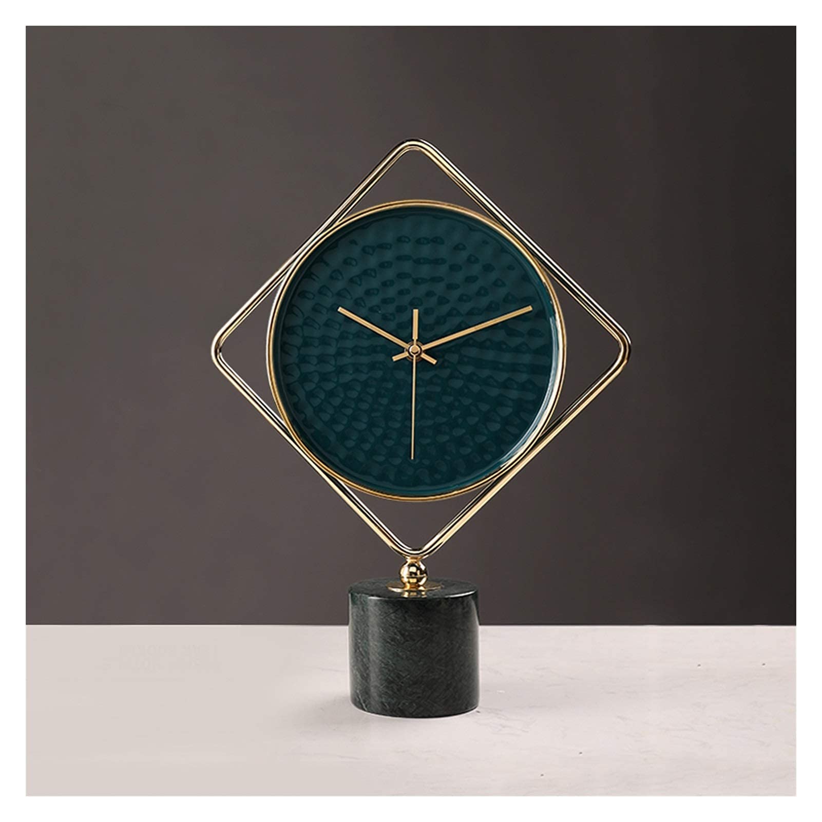 Reloj para escritorio de diseño creativo con péndulo oscilante para decorar el salón