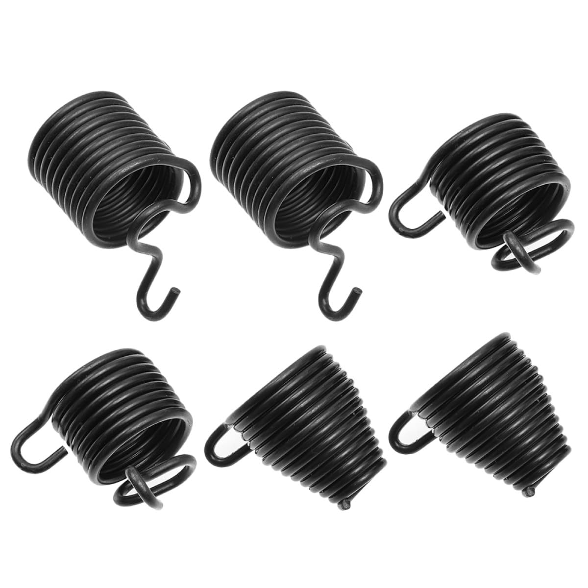 Ressorts de retenue en acier VALICLUD noir pour marteau pneumatique - Lot de 6 pièces