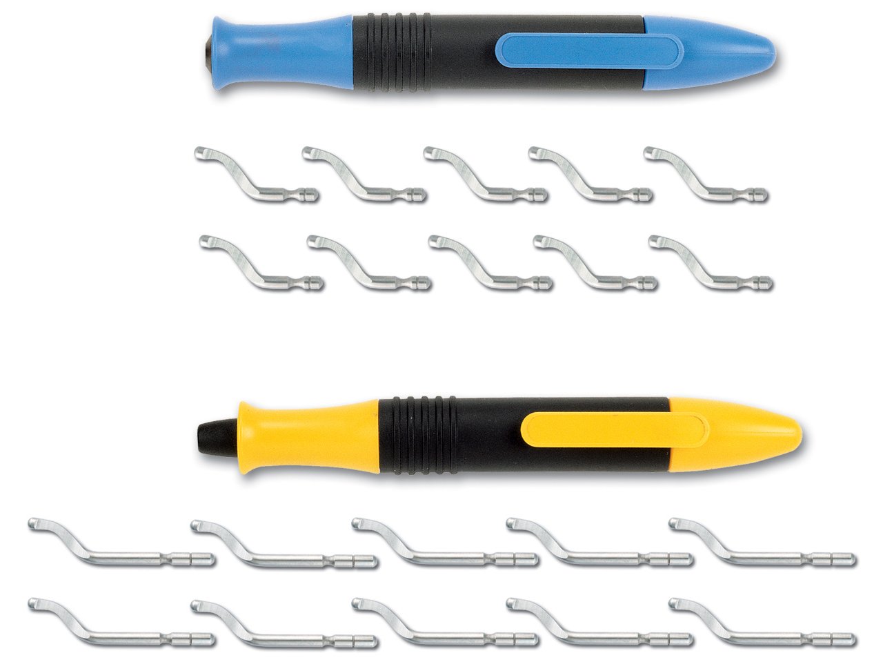 SHAVIV 90051 Glo-Burr B & E w/10 B10S & 10 E100S Blades