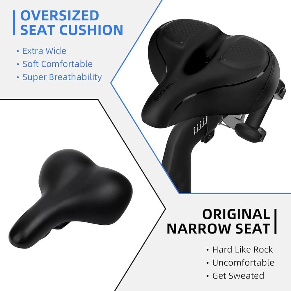 Amazon.com : ROCKBROS Oversized Bike Seat for Peloton Bike