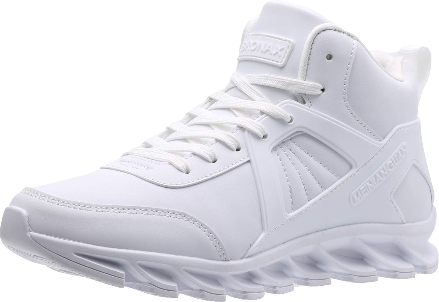 BRONAX Men's High Top Shoes Athletics Gym Stylish Sneakers