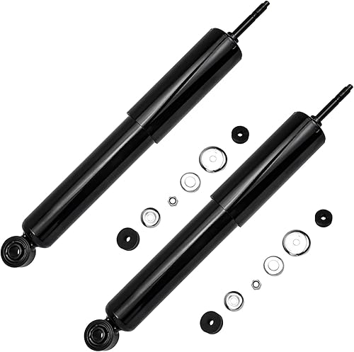 Miniatura 35 de Detroit Axle - Amortiguadores traseros para Chevrolet Equinox GMC Terrain Pontiac Torrent Saturn Vue Suzuki XL-7, 2 Amortiguadores traseros