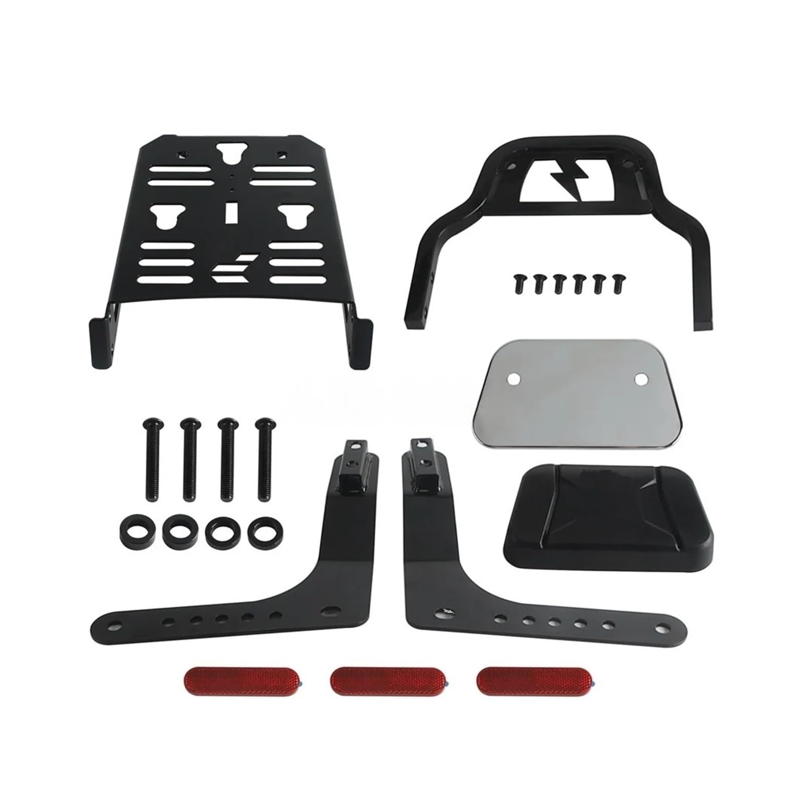 Zdejmowane oparcie Poduszka oparcia pasażera motoc Pasuje do Harley Softail Low Rider S FXLRS 2020-2025 oparcie motocykla zdejmowana barierka bagażowa Sissy Bar(Chrome)