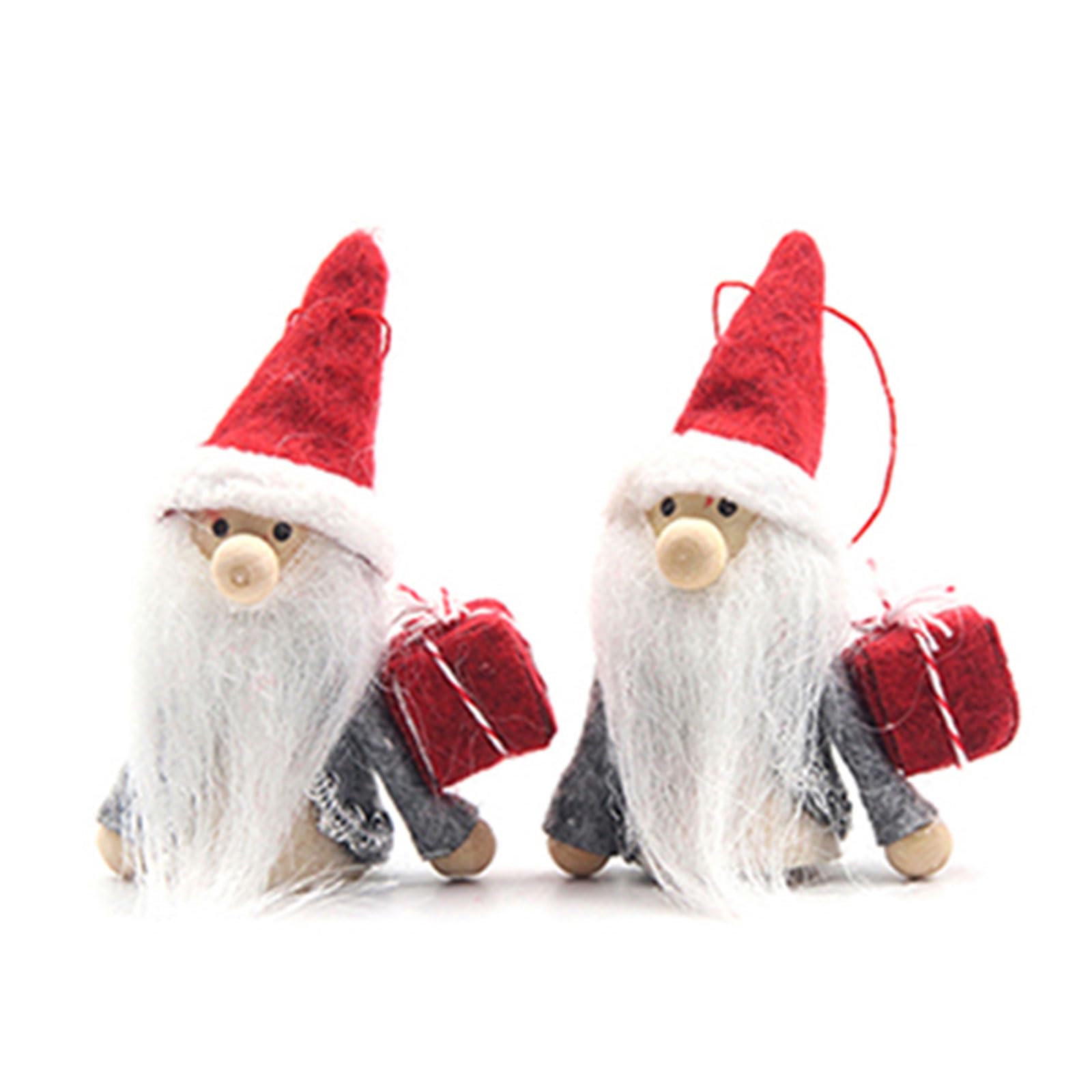 Carotoe Girls D 2Pcs Christmas Tree Ecorations Home Ecor Ornaments For Christmas Holiday New Year Gift Cute Olls Figurines Tree Ecorations Ornaments Set