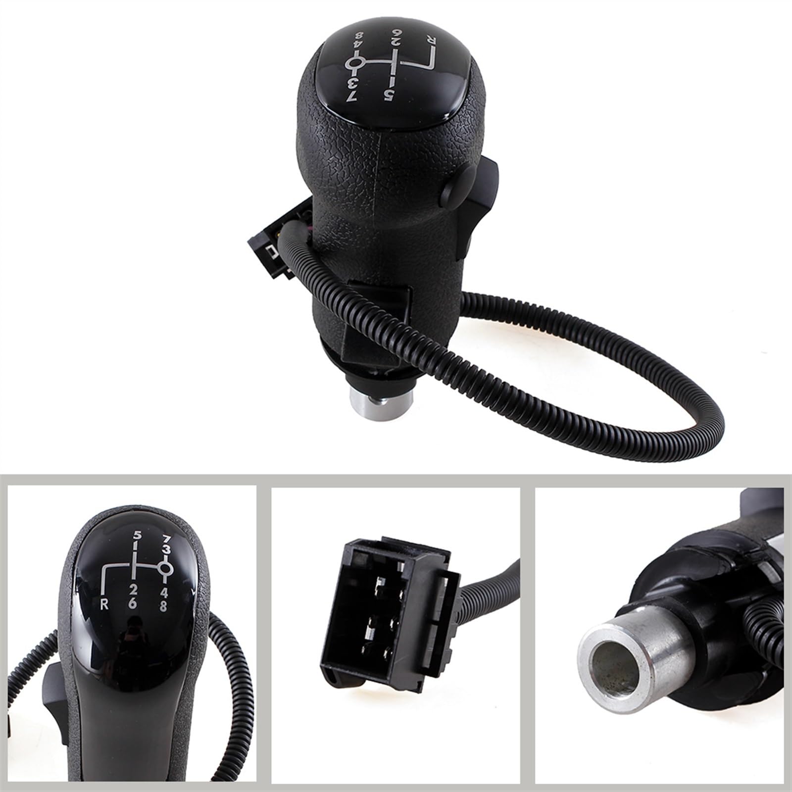 Pomello Leva Cambio Stick Compatibile con Man per TGA TGS 6 Pin 8 velocità + R Camion Leva del Cambio Elettrica Pomello del Cambio Coperchio del Cappuccio Leva del Cambio
