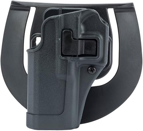 Miniatura 3 de BLACKHAWK Serpa CQC - Funda deportiva gris para pistola CQC, tamaño 25, mano izquierda, (Smith & Wesson M&P 9/40 y Sigma)