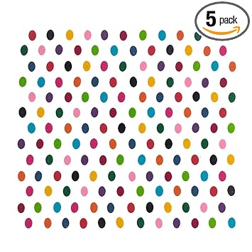 Comet Busters Basic Oval Multicolor Velvet Bindis (5mm) (BIN1732)