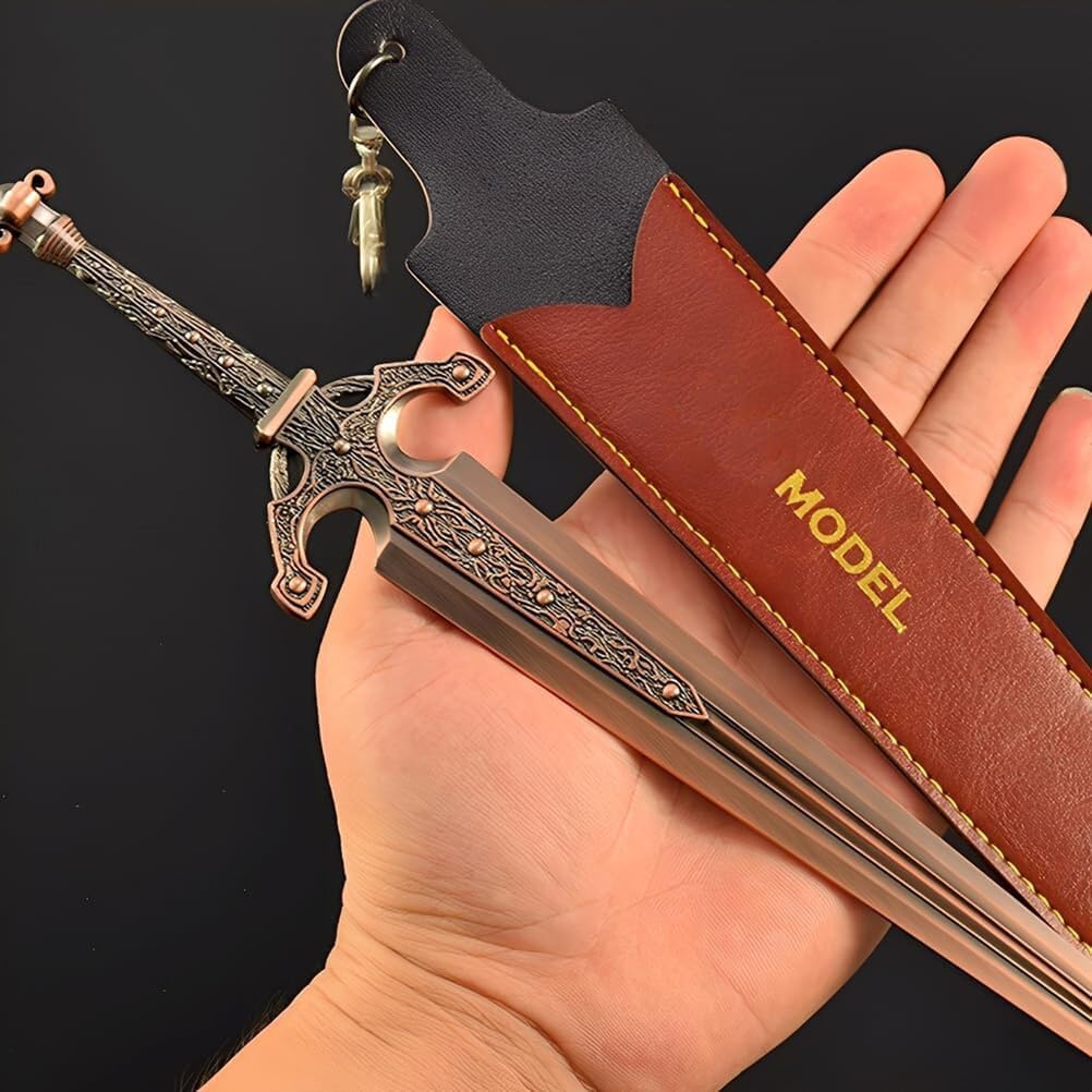 Elden Ordovis's Greatsword Model - 30Cm/11.8In, Full Metal, Gaming Collectible Figurines Desktop Ornaments, Decorations, Birthday Gift for Game Lovers with Gift Box
