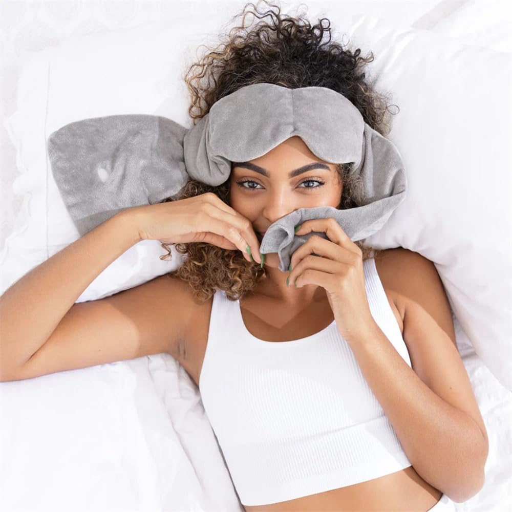 Mysleephero Premium Schlafmaske mit Gewicht Ananda Schlafende Augenmaske