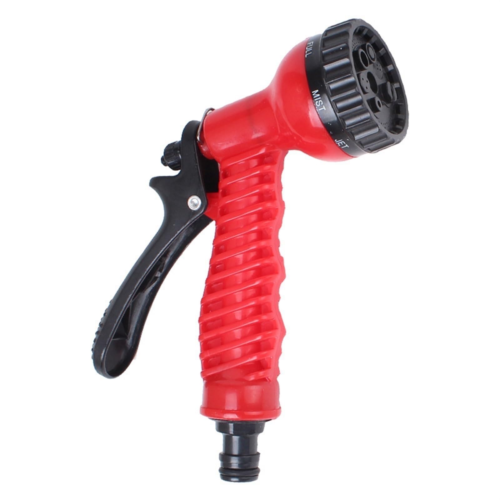 7 Stili Pistola ad acqua a spruzzo ad alta pressione regolabile Pianta da giardino Fiore Prato Irrigazione vegetale Pistola for irrigazione for strumenti domestici puliti (Color : Red)