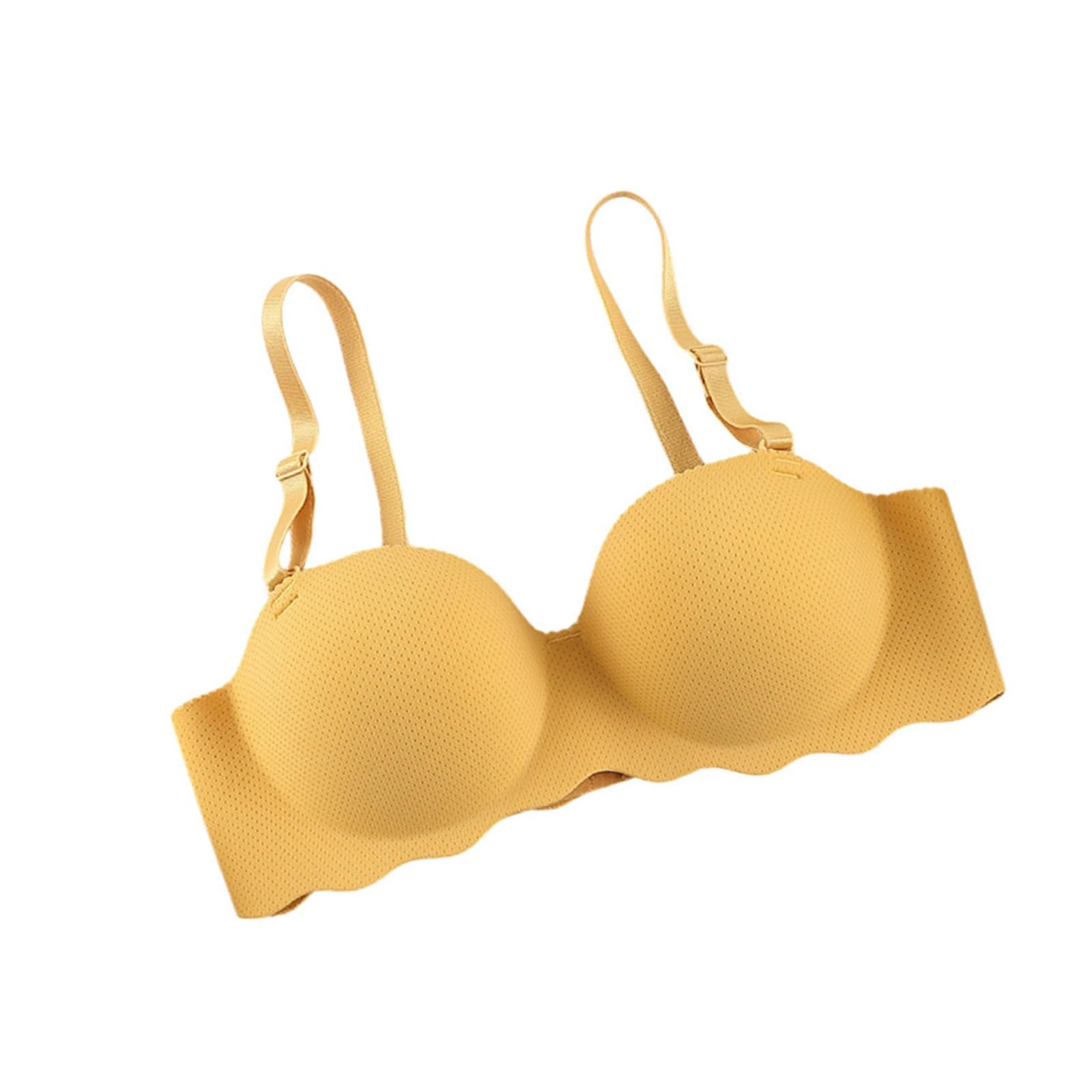 Soutien-gorge multicolore bleu et jaune avec push up ajustable - 8