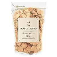 Vista 18 de Merckens - Bolsa de obleas de chocolate para derretir a granel, perfecta para sumergir, postres, hornear y más (1 libra, azul)