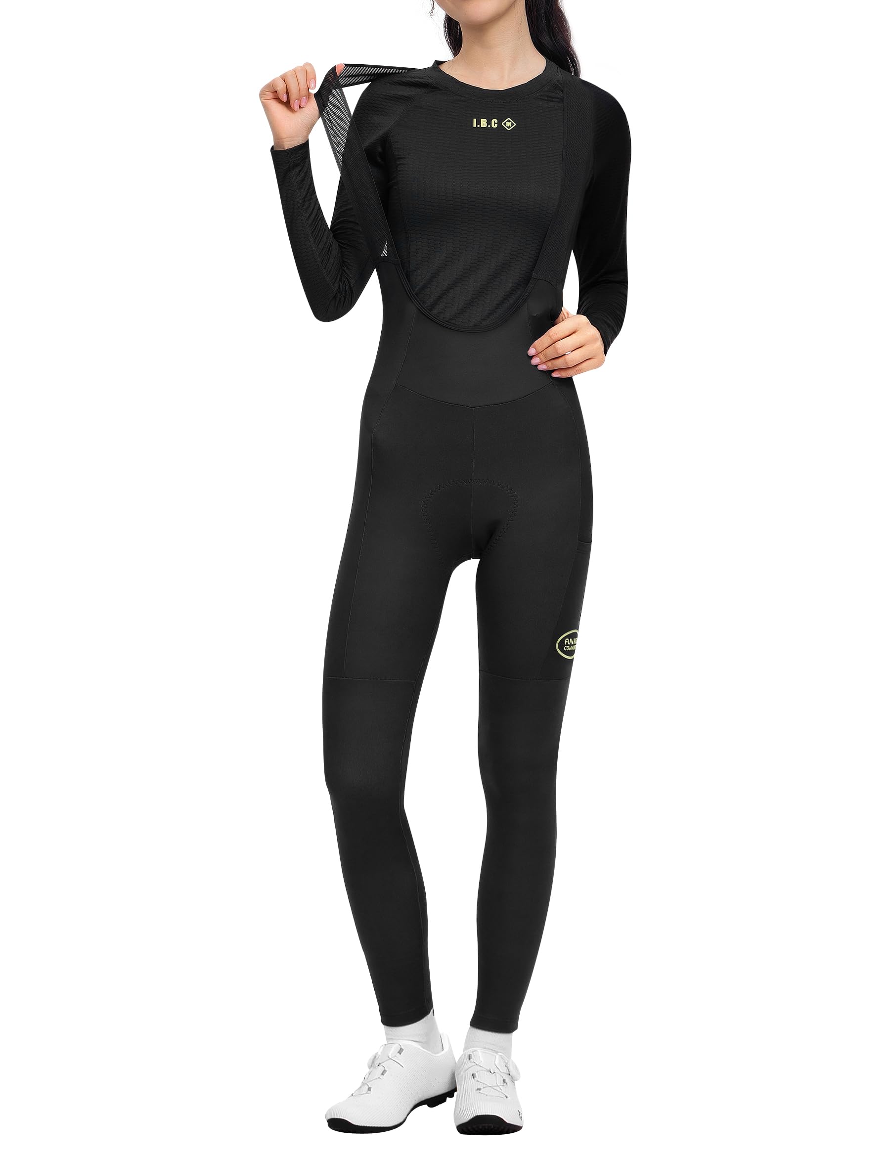 INBIKE Pantalons VTT Femme Cuissard Long Cyclsime Hiver Thermique et Respirant