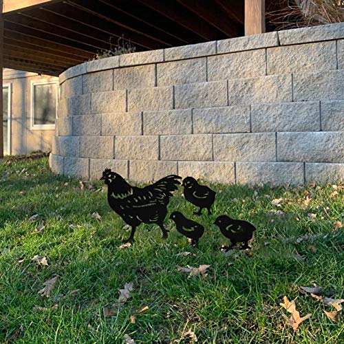 Estacas de galinha e frango,Funien Estacas de galinha e frango Estacas acrílicas de animais no jardi