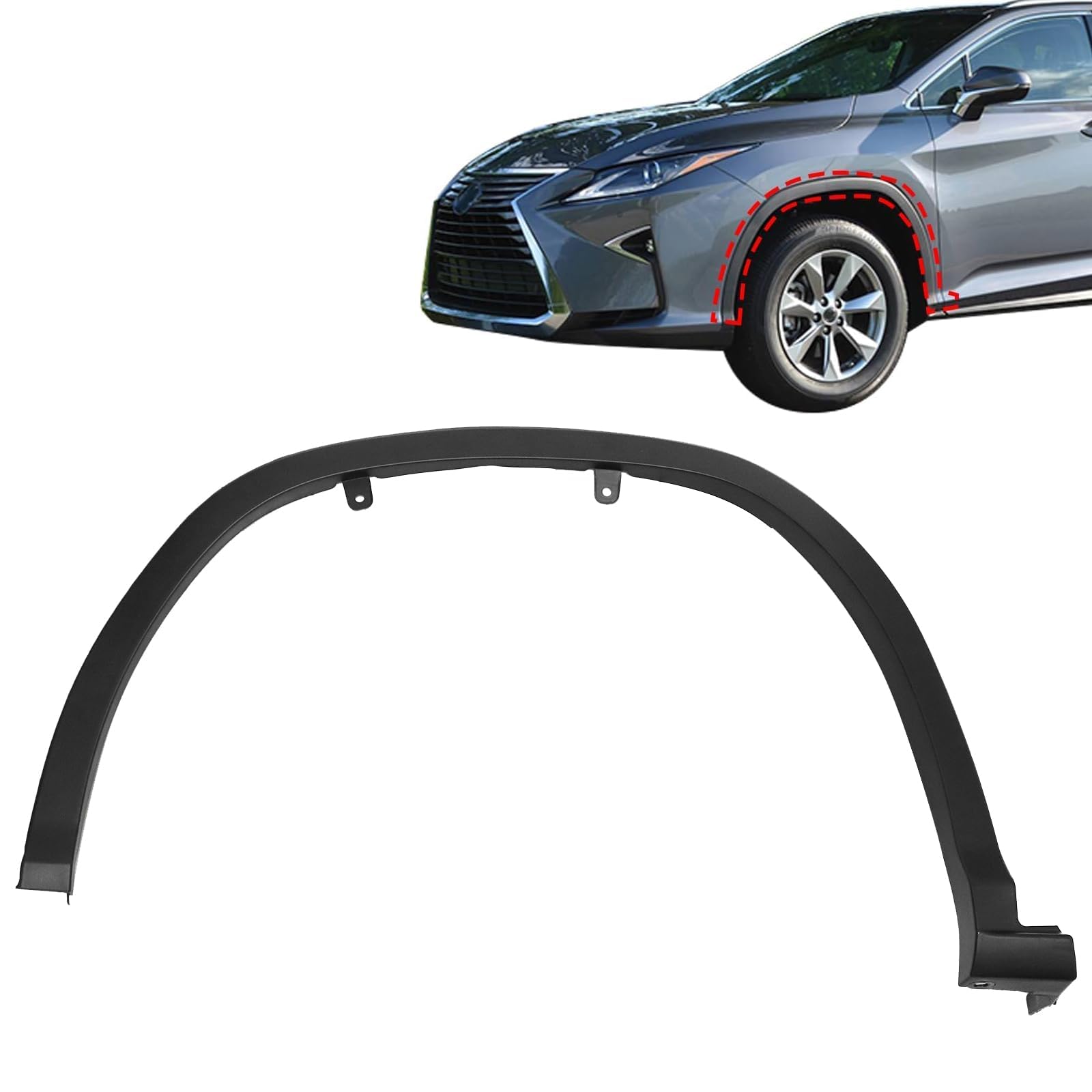 Amazon.com: Sekeseauto Front Left Driver Side Fender Flare Trim