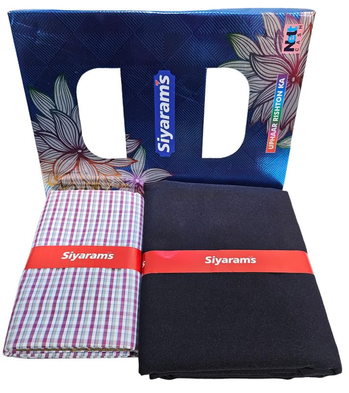 siyaram's Shirt & Trouser Fabric in Box Packing (Shirt-2.35 m, Pant-1.25 m)-picture-47