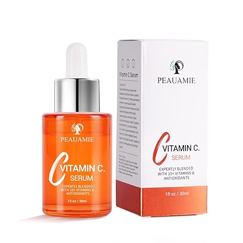 Miniatura 7 de Peauamie Suero de vitamina C para el rostro antienvejecimiento con 2 de ácido hialurónico y 1 de ácido ferúlico de retinol suero hidratante para