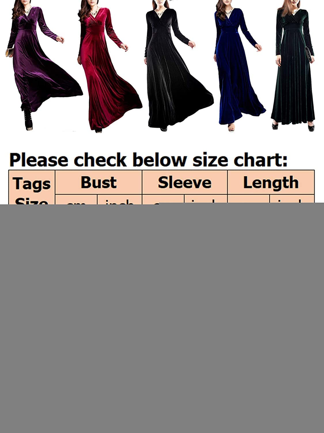 Robe vintage en velours pour femme, col en V, manches longues, couleur unie, robe moulante élégante, violet, XXL