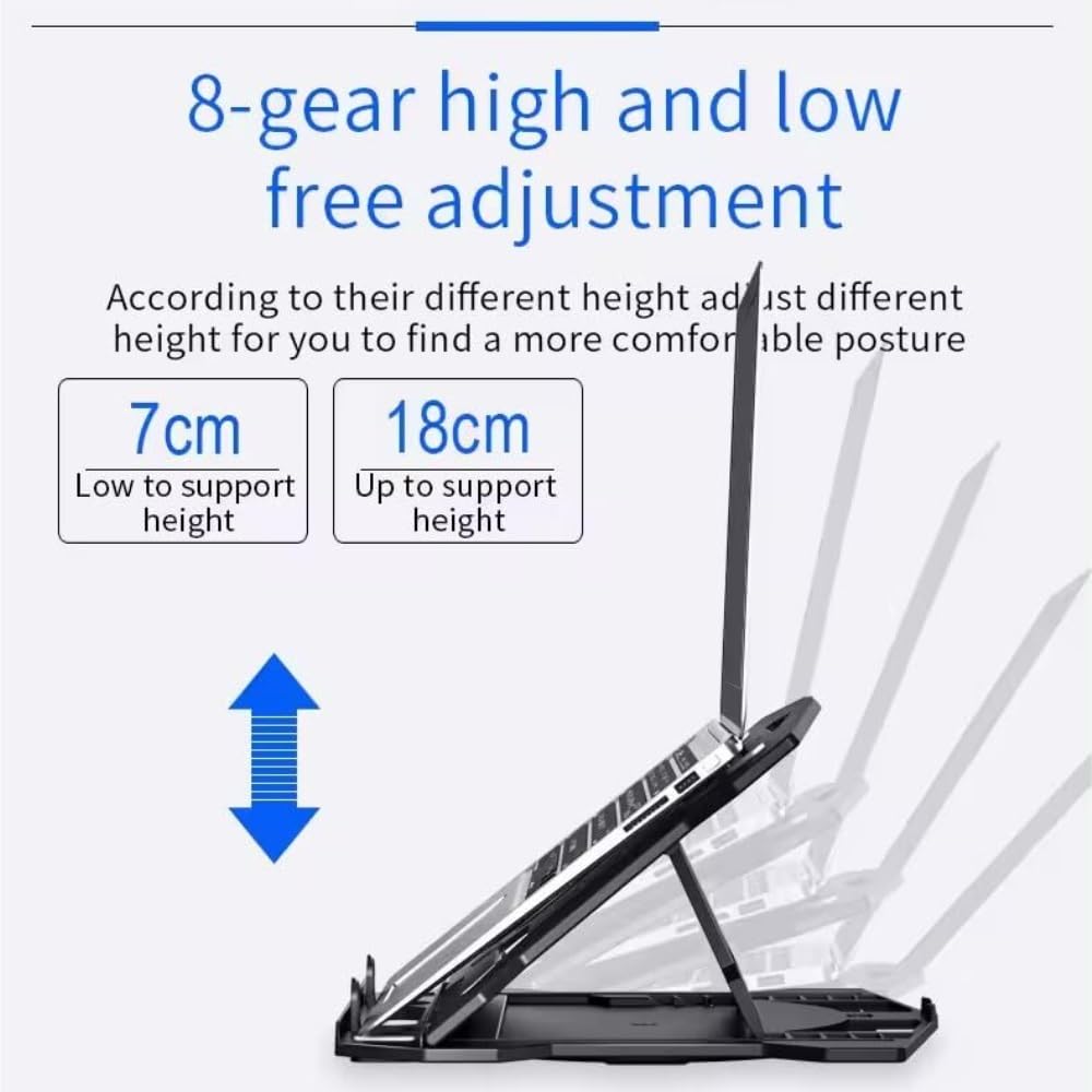 Base di raffreddamento da Gaming Supporto For Laptop For Regolabile A 360° Con Fori Di Ventilazione per PC Notebook