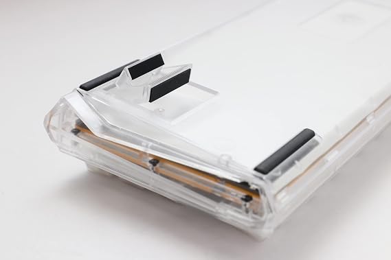 Ducky One 3 Mini Aura Clear White 60% Hotswap RGB LED Double Shot PBT Mechanical Keyboard Cherry MX Blue