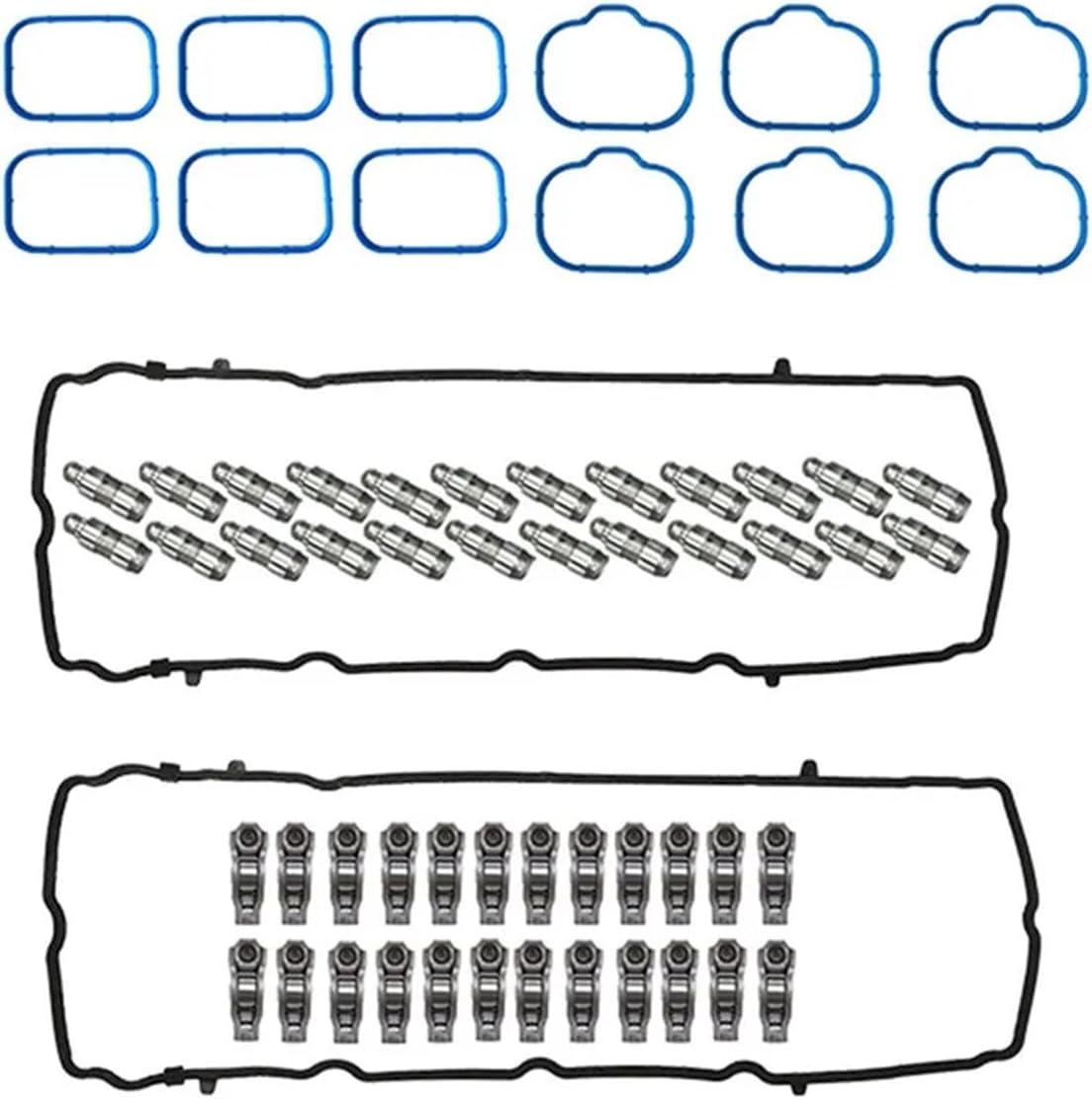 Engine Camshafts Lifters Kit 5184377AG 5184378AG, 5184379AG 5184380AG Compatible with 11-16 Compatible with Chrysler Compatible with Dodge Compatible with Ram 3.6L V6 Pentastar