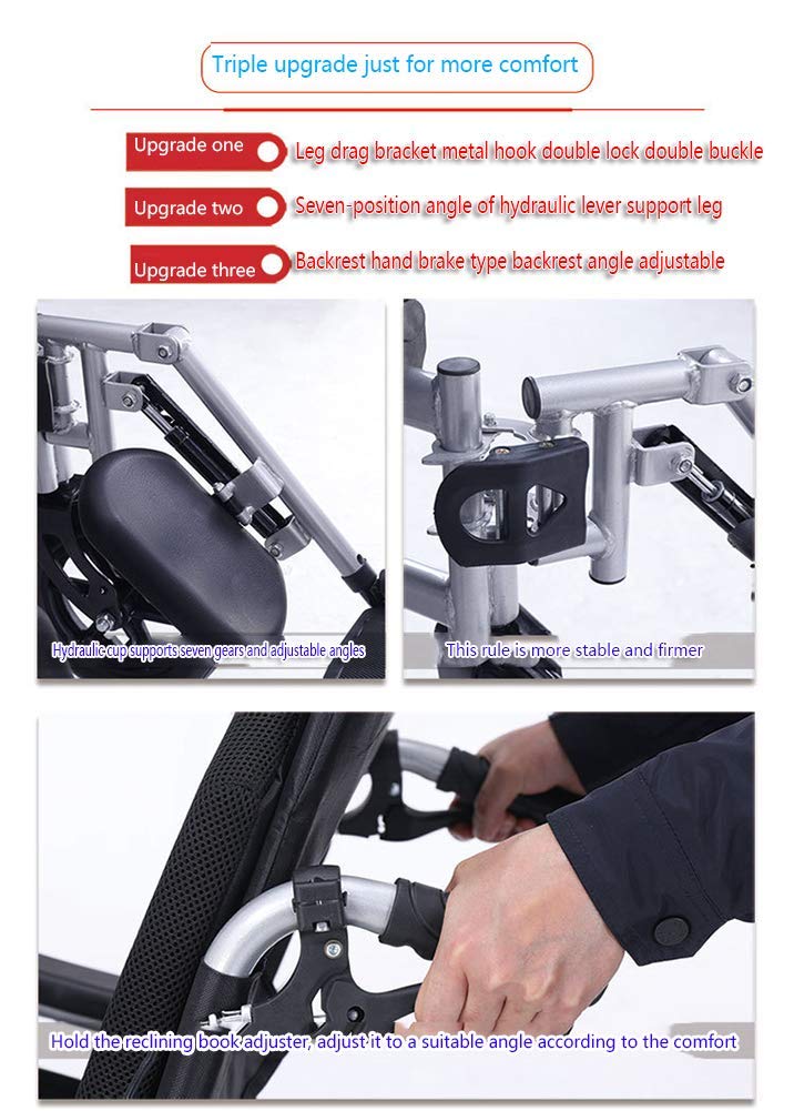 Sedia a rotelle elettrica Scooter Pieghevole e da Viaggio Pieghevole Leggero Sedia a rotelle elettrica sicura Motorizzata da Viaggio per Aviazione Carrozzina elettrica per impieghi