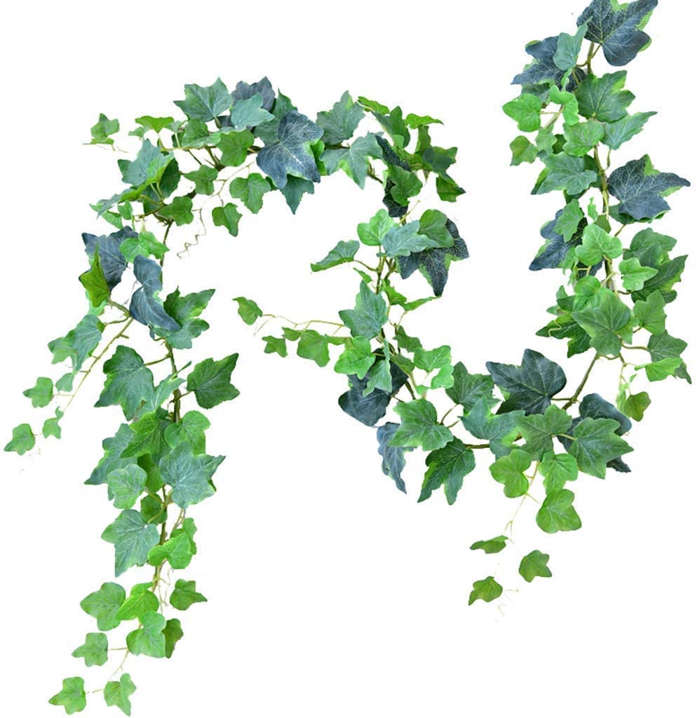 QXGJTLI Edera Artificiale in Seta, 170 cm/66 Pollici, edera Artificiale in Rattan, pianta Verde, Foglia Verde, Fiore Artificiale, Vite, per casa/Matrimonio/Giardino/Decorazione per Feste