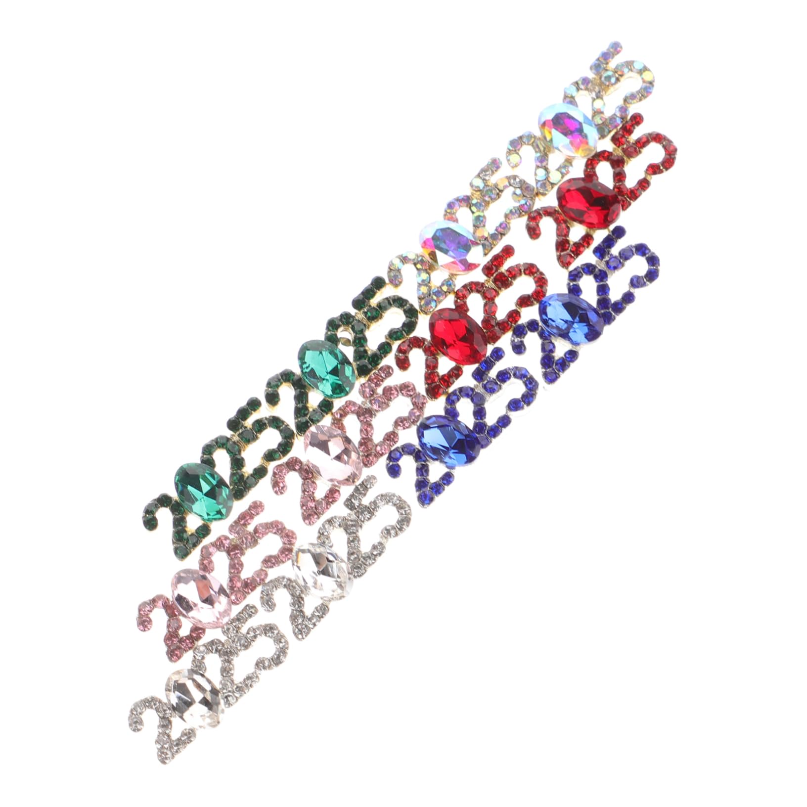 12pcs Nail Decor Number Nail Charms Rhinestone Number Charms Art Rhinestones DIY Ornaments Beauty Decorations