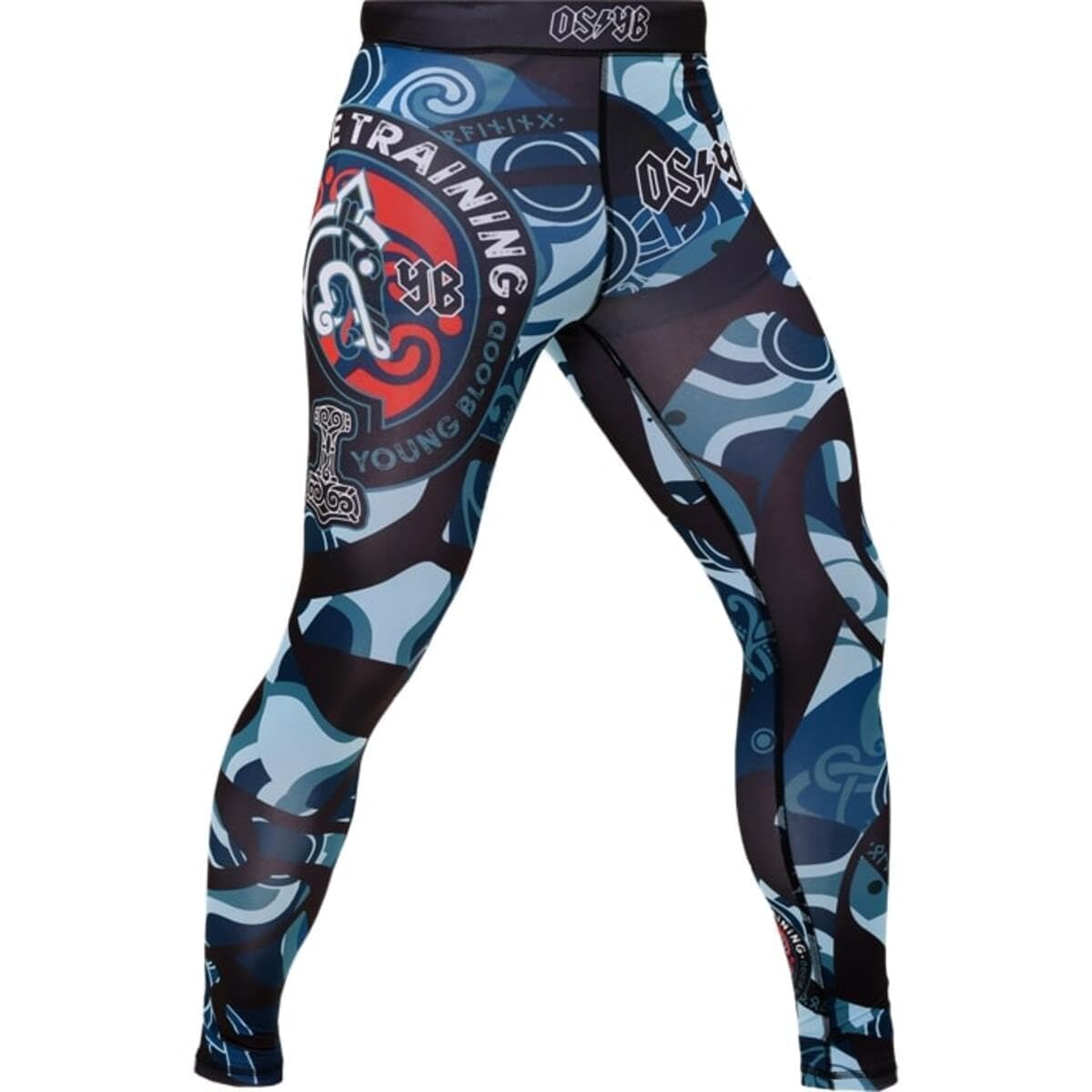 Hardcore Training Compression Pants Men Pantaloni a Compressione Uomo Leggings Yoga Fitness Palestra MMA BJJ Boxe Grappling No Gi