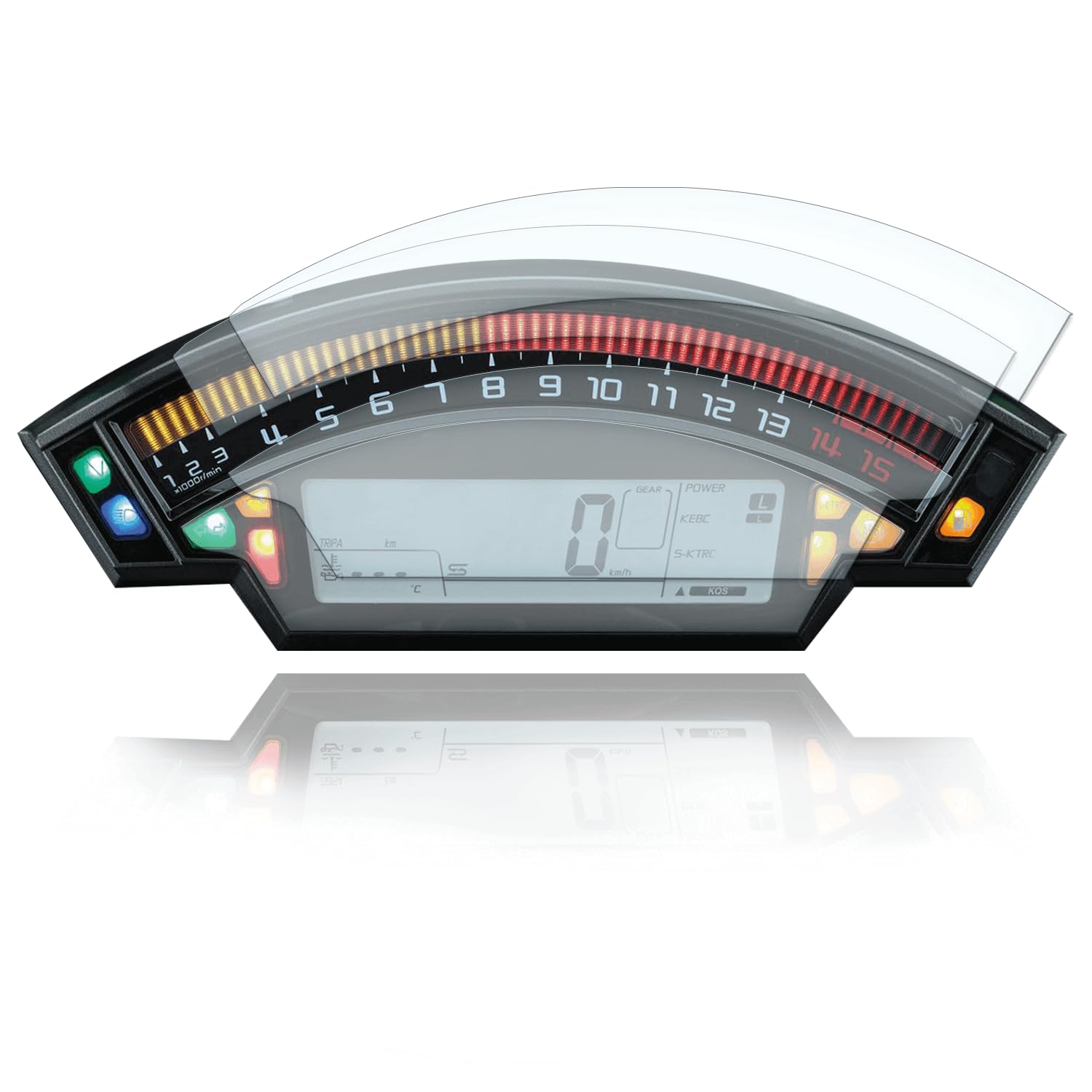 Lot De 2 Films De Protection Écran Ultra Transparents Compteur Vitesse Kawasaki W800 2018