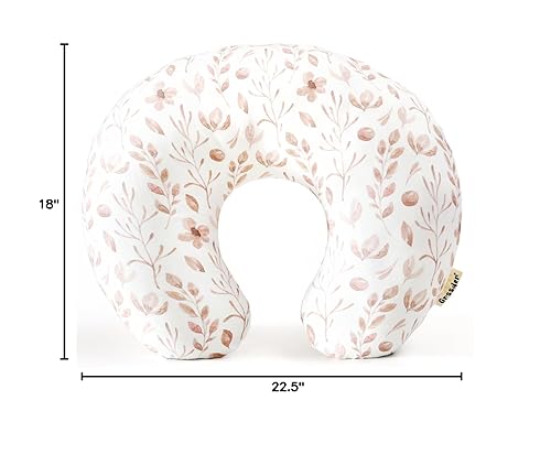 Miniatura 7 de GRSSDER Funda de almohada de lactancia, funda de almohada elástica suave de minky, se adapta a la mayoría de las almohadas de apoyo de lactancia