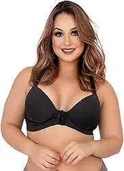 Sutiã Plus Size Costas Nadador Bojo Sustentação Frente Abrir