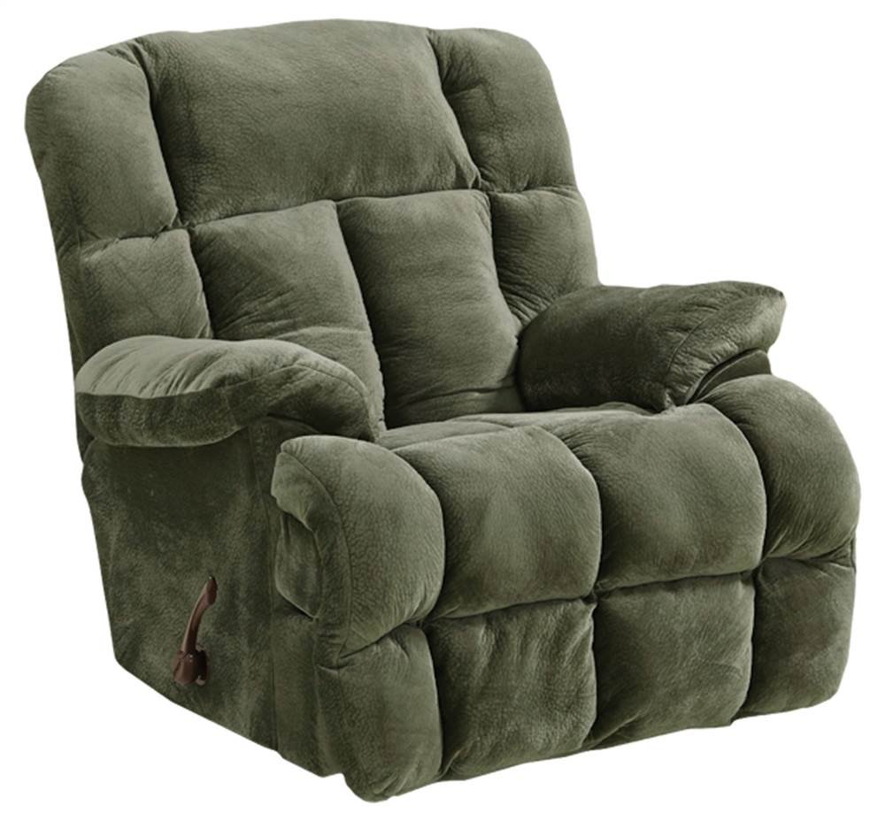 Catnapper Cirrus Rocker Recliner in Sage Green Polyester Fabric
