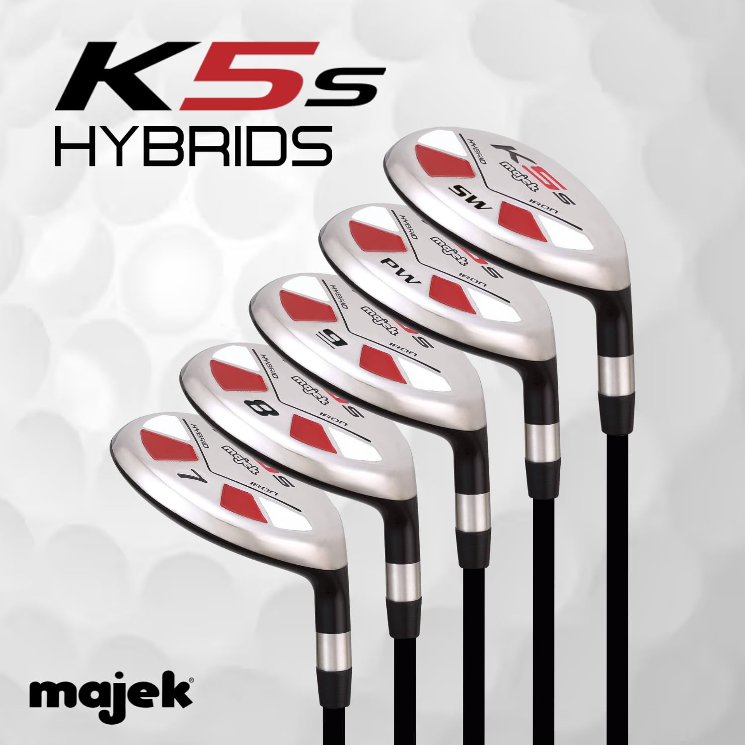 Majek メンズ ゴルフ オールハイブリッドセット #7 8 9 PW SW Amazon | Majek メンズ ゴルフ オールハイブリッド パーシャル