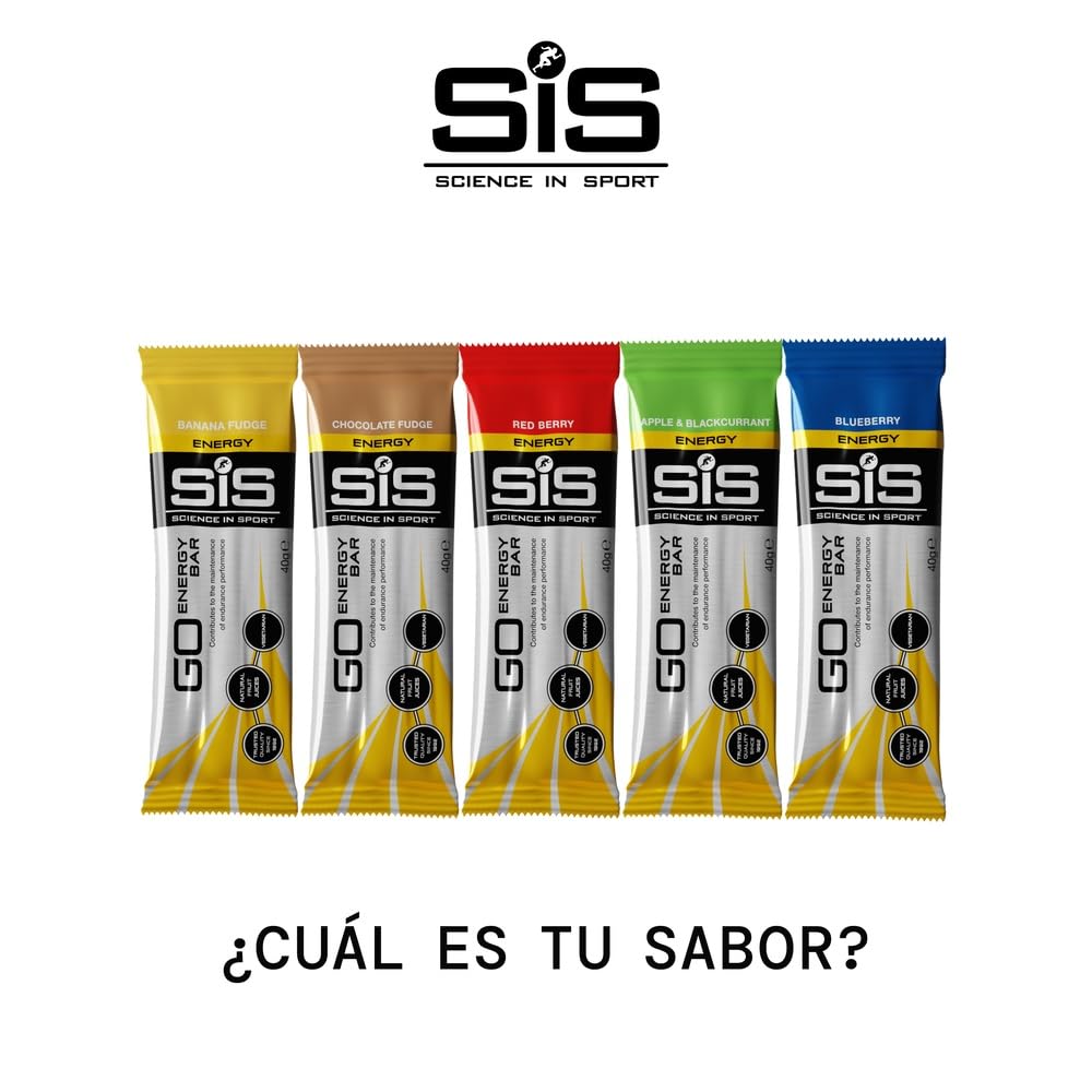 Science in Sport GO Energy Bar Mini, Manzana y Grosella Negra, 30 x 40g
