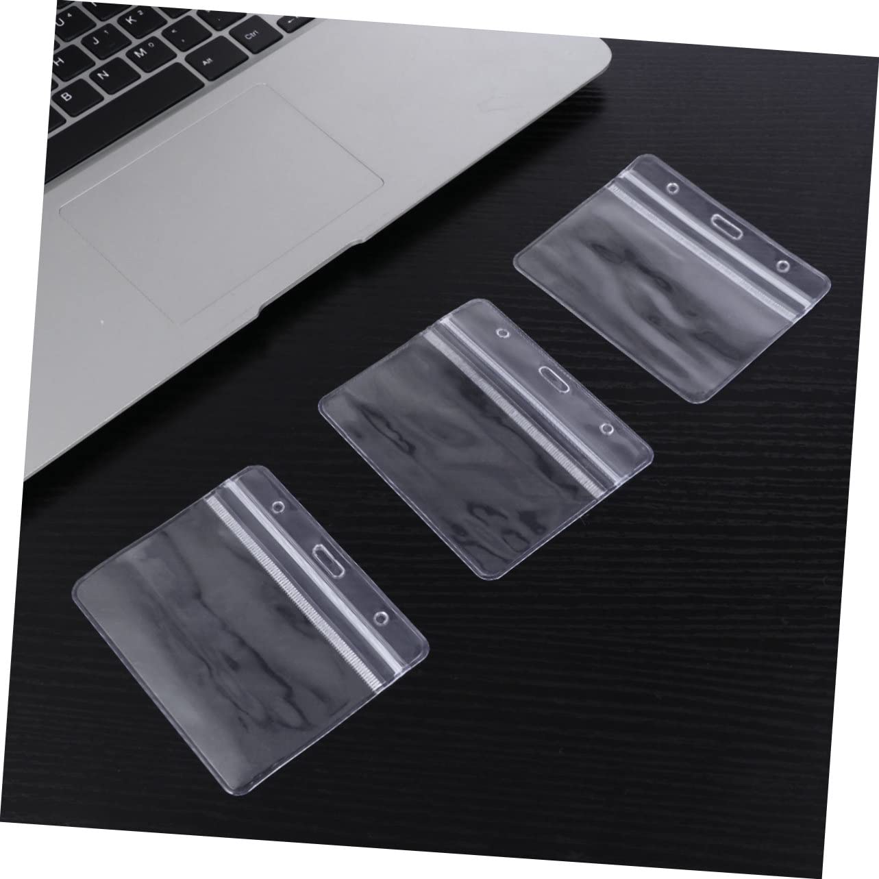 NUOBESTY 100stücke Transparente Wasserdichte Ausweishüllen aus Ausweishalter aus Pvc Robuste Kartenhalter für Ausweis und Karten