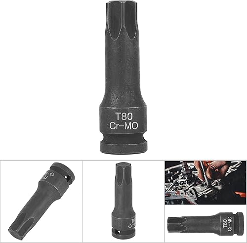 Miniatura 7 de Kadimendium Adaptador de enchufe de 12 pulgada, reductor de impacto, accionamiento de cabeza de estrella, llave de impacto neumática,