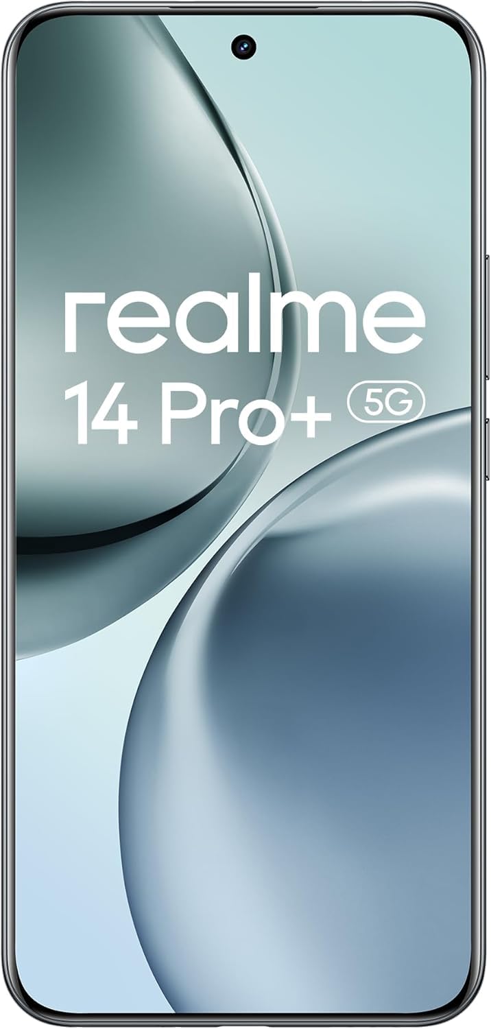 realme 14 Pro+ 5G 256GB 8GB Suede Grey + 120W Power Adapter+Air 6 Green