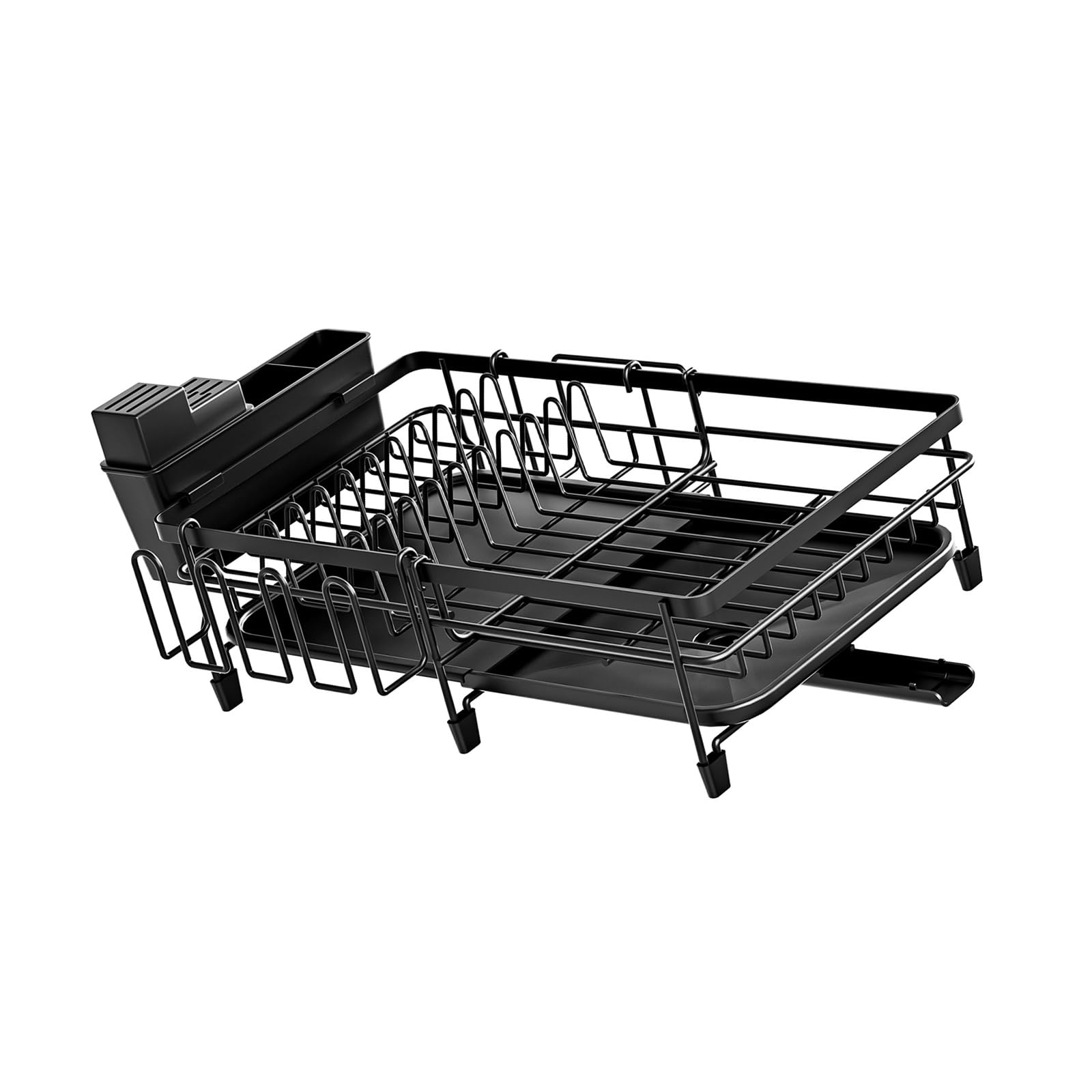 HDOYTXXM Practical Metal Rack for Home Highlighting Flexible Width and Rapid Water Drain Structure Extendable Drying Rack