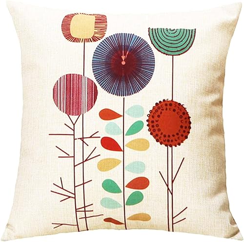 Miniatura 4 de TongXi - Fundas de cojín cuadradas decorativas para silla, decoración interior, 18 x 18 pulgadas, paquete de 4