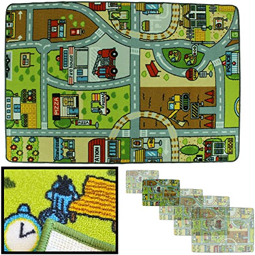 Alfombras Infantiles Niño Coches Marca LUCA HOME