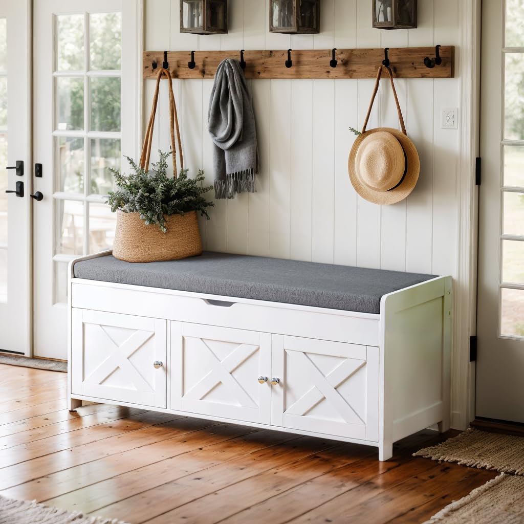 Pipishell Shoe Storage Bench
