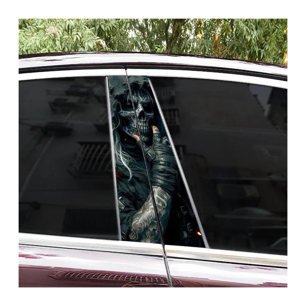 Autocollants pilier central voiture vinyle imperméable protection carrosserie