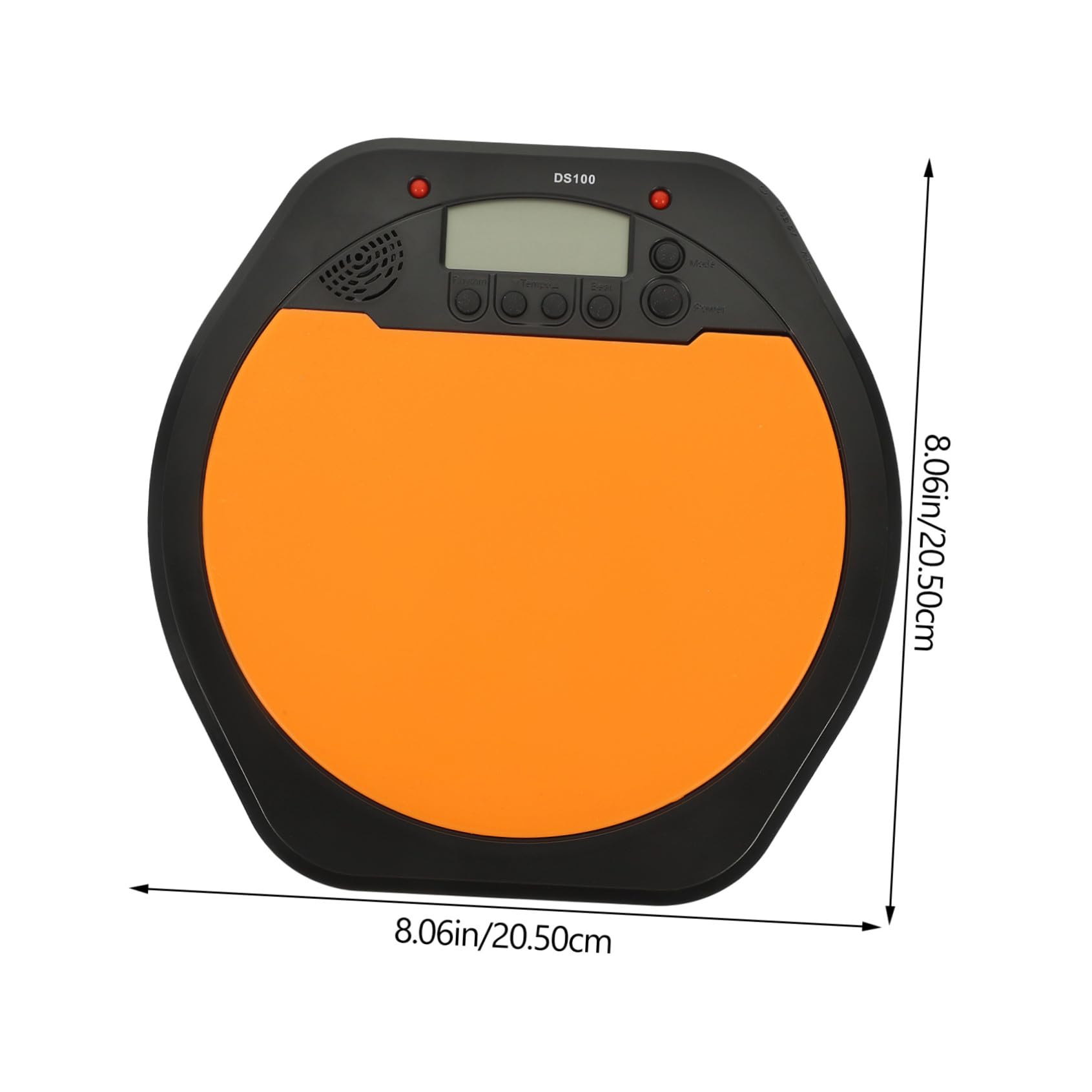 LIOOBO Metrónomo de Conteo Digital Pantalla LCD y Diseño Antideslizante para Baterista Electrónico en Práctica de Entrenamiento Musical Portátil