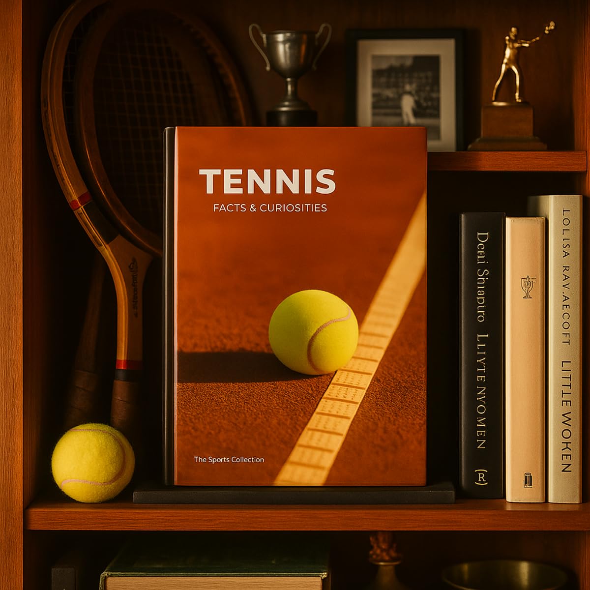 Tennis Facts & Curiosities: A Large Hardcover Tennis Coffee Table Book Celebrating the Beauty, History, and Details of the Game